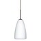 Besa Lighting Riva 9 Cord Pendant, Opal Matte, Bronze Finish, 1x75W Incandescent 1JT-151107-BR - alternate 1